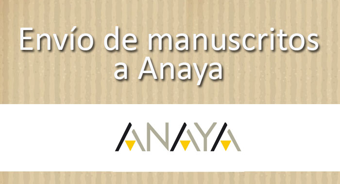 Envío de manuscritos Anaya