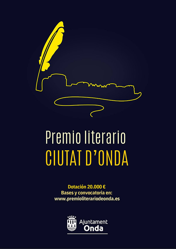 Cartel premio literario ciudad de Onda