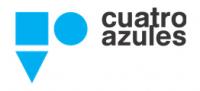 Logo Los Cuatro Azules editorial