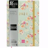 Agenda Finocam 16 meses flores