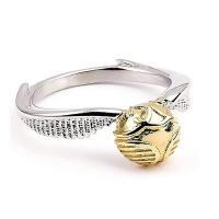 Anillo de snitch dorada 