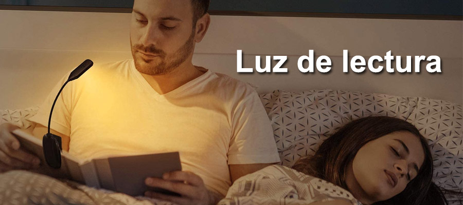 Regalos para amantes de los libros: luz para leer en la cama