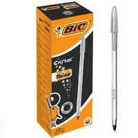 BIC cristal plateado