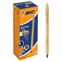 BIC dorado tinta azul