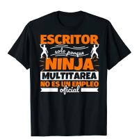 Camiseta escritor ninja