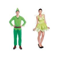 Campanita y Peter Pan disfraz