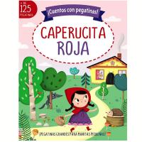 Caperucita cuento con pegatinas