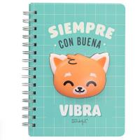 Cuaderno anillas buena vibra