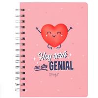 Cuaderno con frasespositiva Mr Wonderful