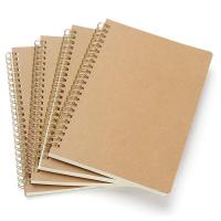 Cuadernos A5 blanco liso Kraft