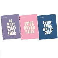 Pack cuadernos grandes con frases bonitas