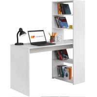 Estanteria libros pared con mesa