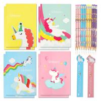 Set de cuadernos de unicornio