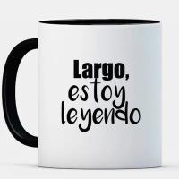 Taza para lectores: Largo, estoy leyendo