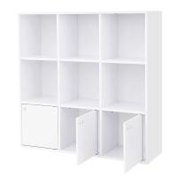 Libreria blanca con puertas