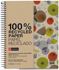 Cuaderno papel reciclado