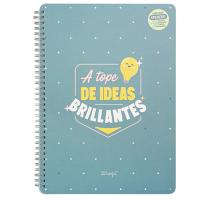 Libreta ideas brillantes Mr Wonderful A4