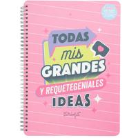 Libreta original para escribir ideas A4 Mr Wonderful