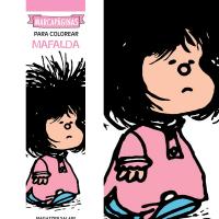 Marcapáginas para colorear Mafalda