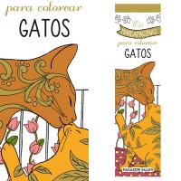 Marcadores de libros para colorear: gatos