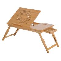 Mesa portatil cama de bambú