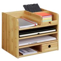 Organizador madera escritorio 