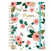 Planner 2023 2024 con flores