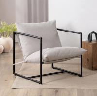 Silla leer decorativa