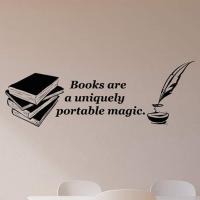 Vinilo los libros son magia